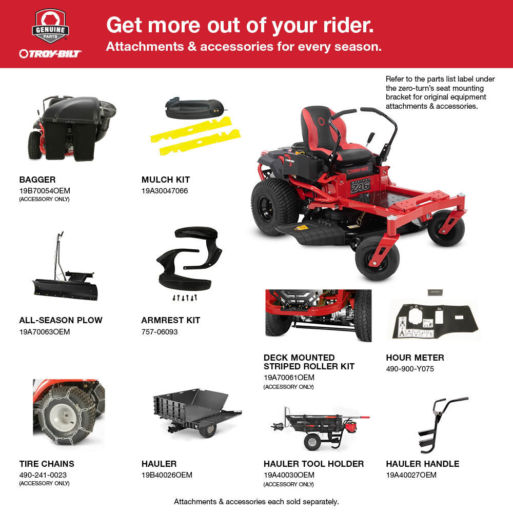 Troy bilt z46 mustang outlet